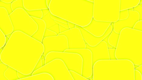 cuadros amarillos abstractos animación de fondo, renderización, bucle, con el canal alfa