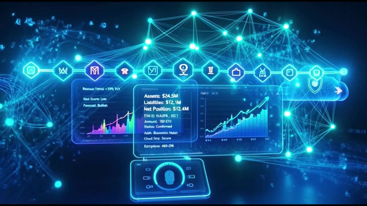 Digital Cloud Computing and Financial Data Visualization Interface