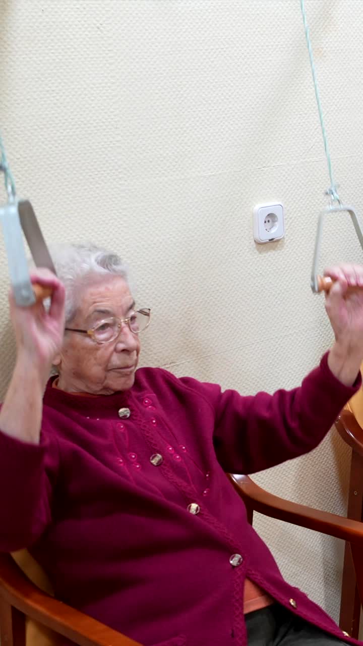 Seniors Exercising with Assistance