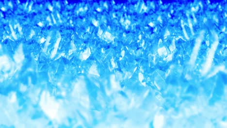 vista de cerca del iceberg. fondo de hielo de invierno abstracto. piezas de hielo. nieve fría. azul claro. animación 3d de hielo triturado. animación de bucle.