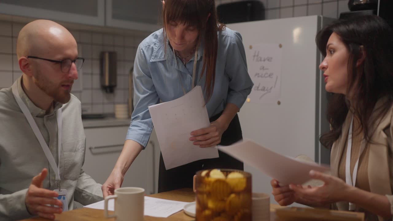 Dibujo reunión de negocios