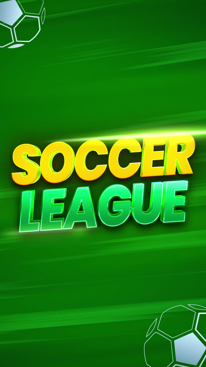 Soccer League Graphic Design