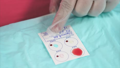 blood typing test