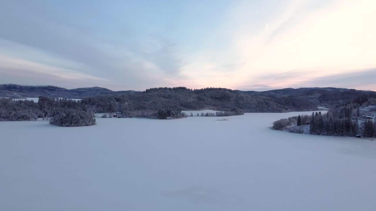 Traverse the enchanting snow-laden forest, where every tree branch is delicately adorned with a pristine layer of snow, creating a magical atmosphere that transports you to a realm of tranquility.