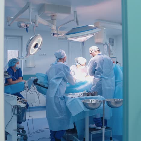 shot in operating room
