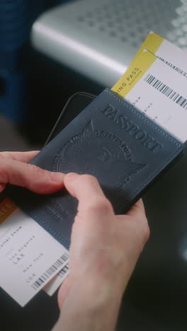 passport and boarding pass