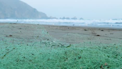 fishing-industry,-artisanal-fishing,-fishing-net-on-the-beach