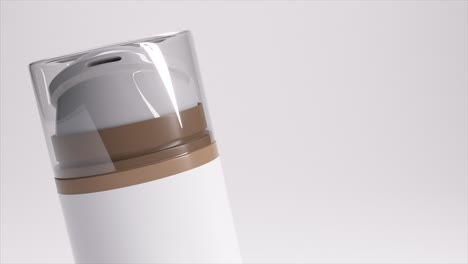 modern cosmetic bottle mockup