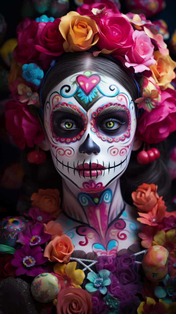 созданные конфетные черепа.