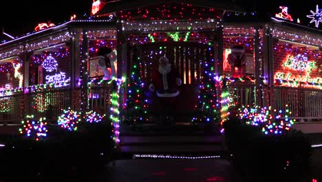 christmas lights on houses