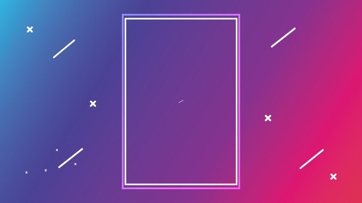 vivid and fluid color with rectangle frame background