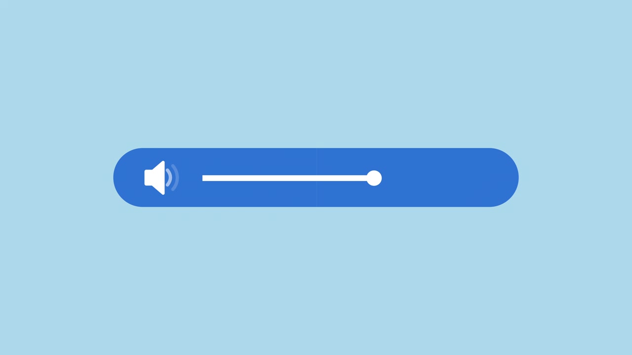 Elemento Animato dell'Interfaccia: Cursore Volume