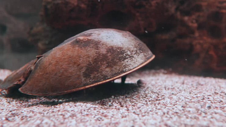 Atlantic horseshoe crab (Limulus polyphemus), also known as the American horseshoe crab, is a species of horseshoe crab, a kind of marine and brackish chelicerate arthropod.