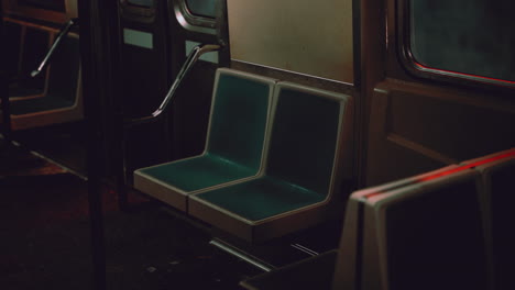 empty subway seats