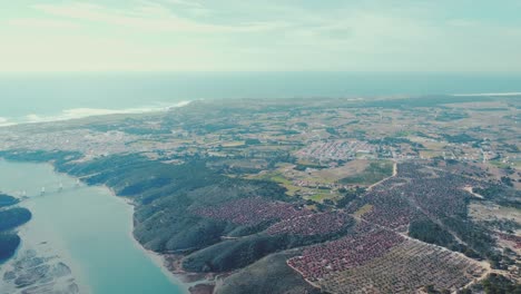 El-Rico-Paisaje-Fértil-De-Milftones-Visto-Desde-Una-Vista-Aérea