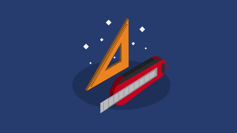 isometric ruler and cutter