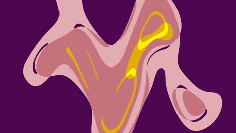 2d animación abstracta colores de moda 4k