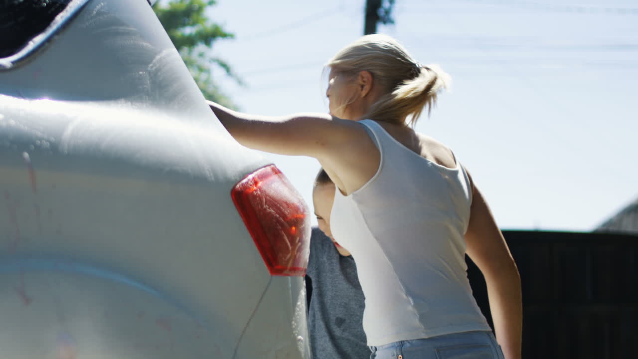 Family Car Wash Fun