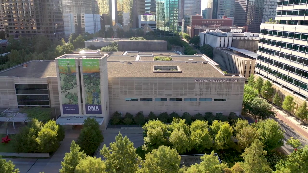 Dallas, Texas - Museu de Arte - Vista Aérea