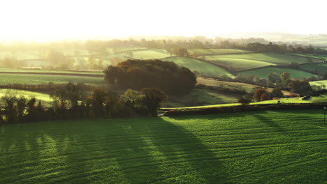 english countryside on sunny day