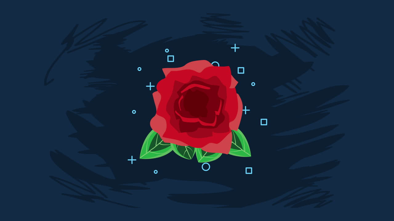 은 장미 일러스트레이션