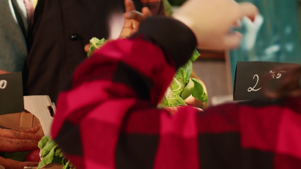 Verdure fresche al mercato