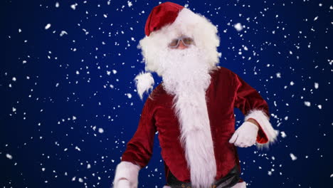 bailes de santa claus para el rodaje de discoteca de navidad