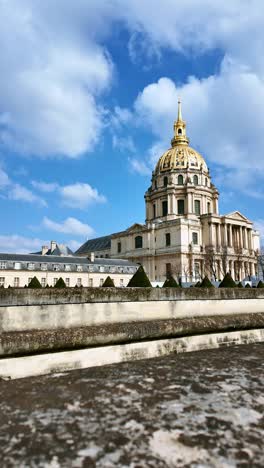 les invalides architectural complex and gardens, paris in france