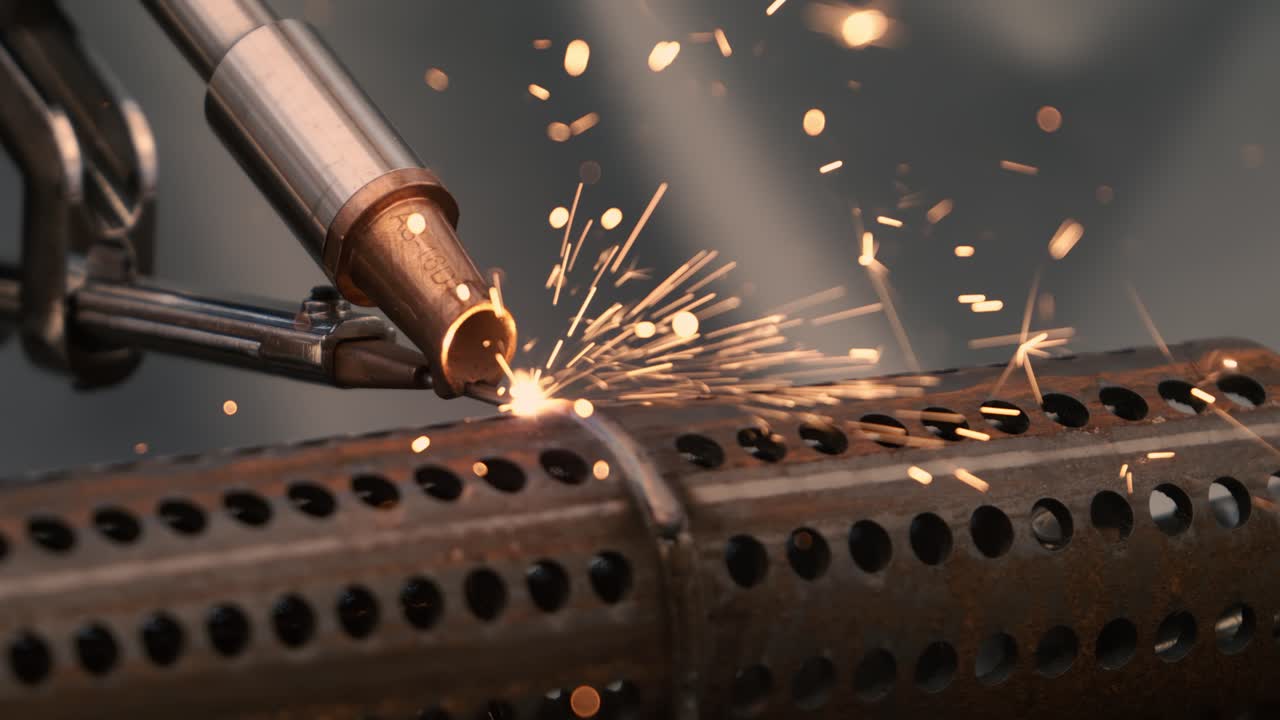 금속 용접 과정