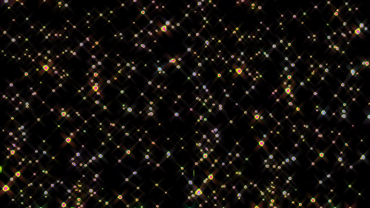 빛나는 밝은 선은 검은 바탕에 파동 움직임을 설정, 다채로운