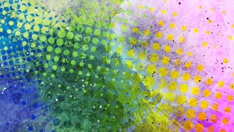 multicolored abstract grunge blot and splash motion background