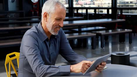 Businessman-using-digital-tablet-in-hotel-4k