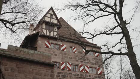 fachada histórica del castillo de nuremberg, nuremberg, alemania