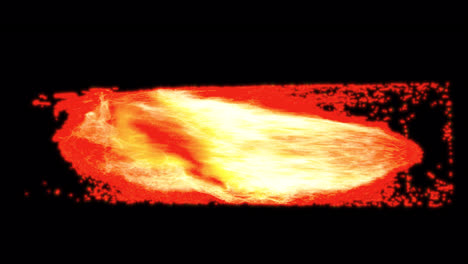 abstract fire burst