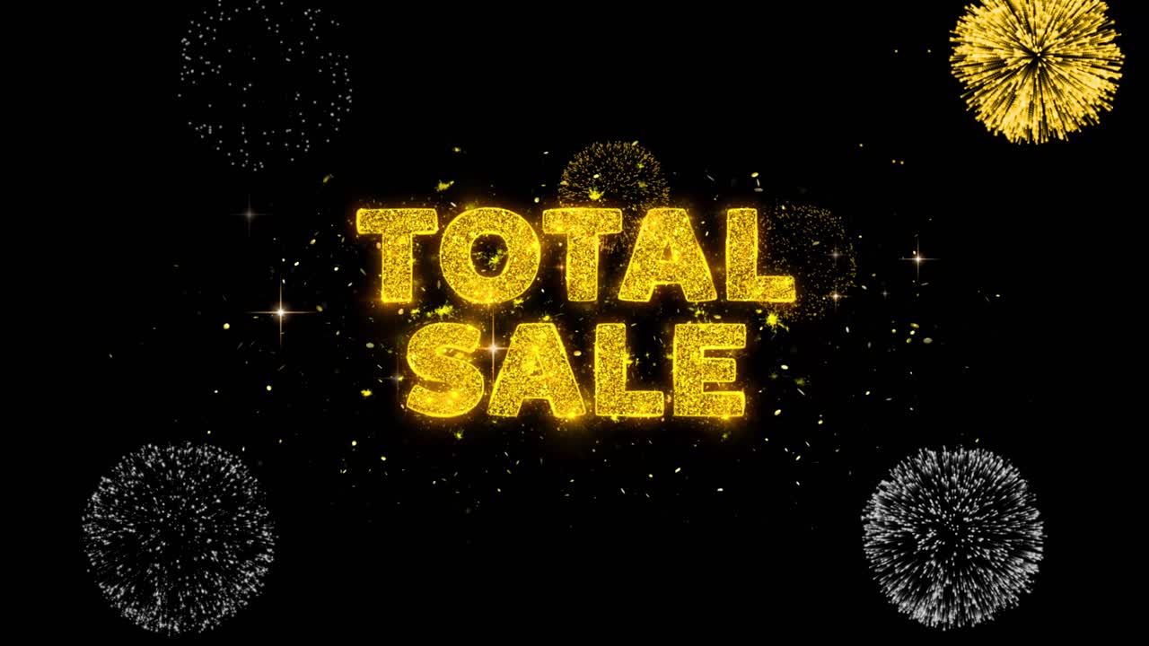 Total Sale Fireworks Graphic Design