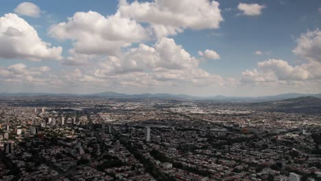 aerial shot of guadalajara jalisco time-lapse