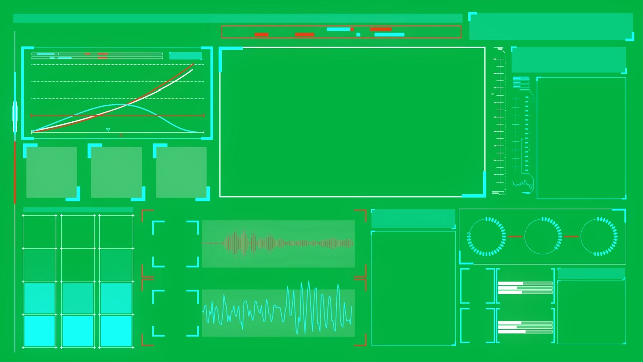 Animazione di elaborazione e registrazione di dati audio e musicali su interfaccia digitale.