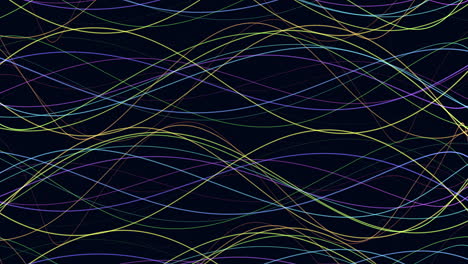 Colorful-zigzag-lines-on-black-background