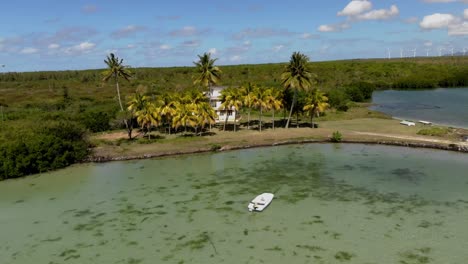 beautiful mansion on the beach in mauritius