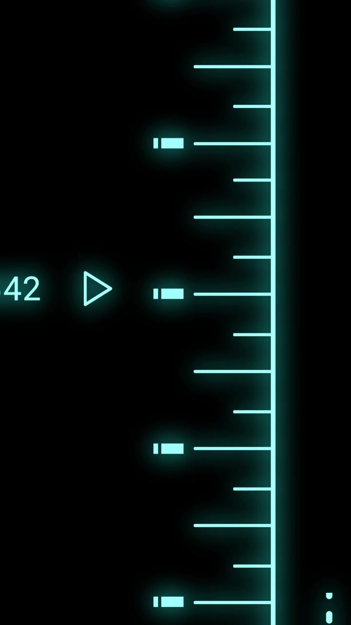 Animazione dell'elaborazione dati su sfondo nero