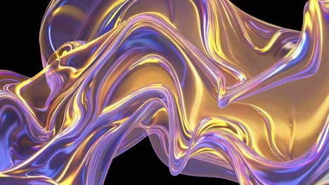 iridescent pastel waves dancing across dark background, generating fluid motion with elegant, dynamic color gradients and mesmerizing abstract visual design