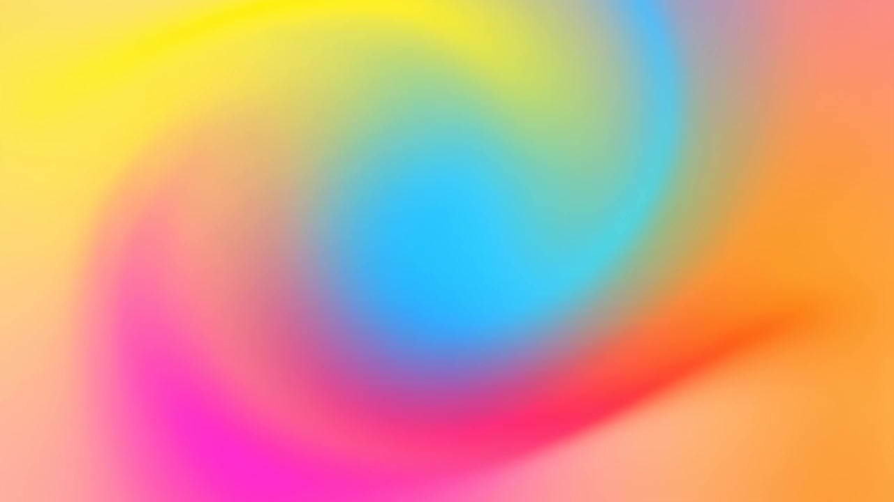 Sfondo animato astratto con colori vivaci e vorticosi