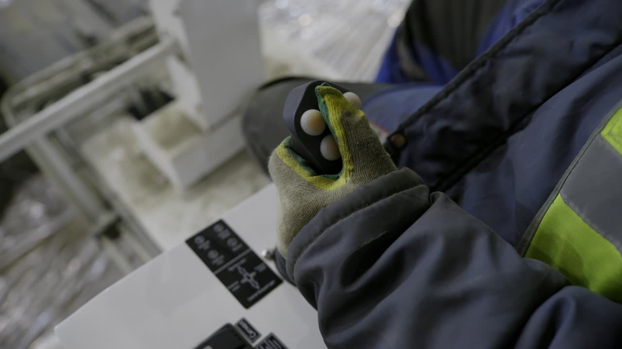 controladores de control del operador de la máquina industrial