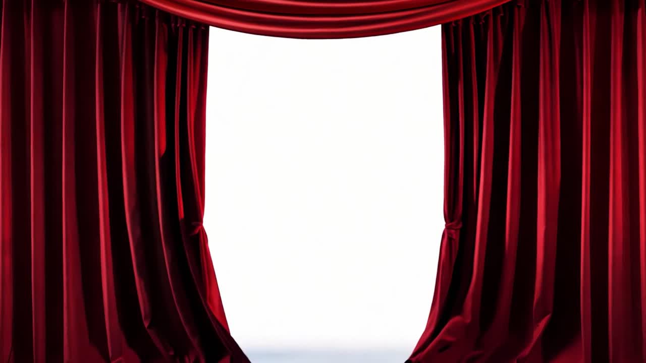 빨간 극장 커튼
