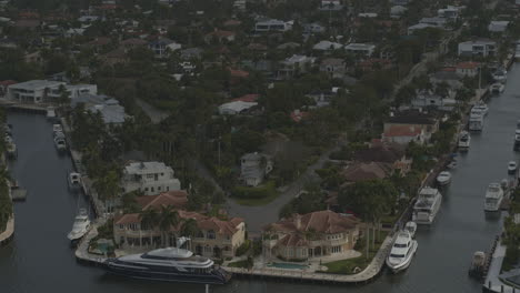 fort lauderdale florida aerial v18 circling birdseye shot of the central beach and the seven isles - dji inspire 2, x7, 6k - march 2020