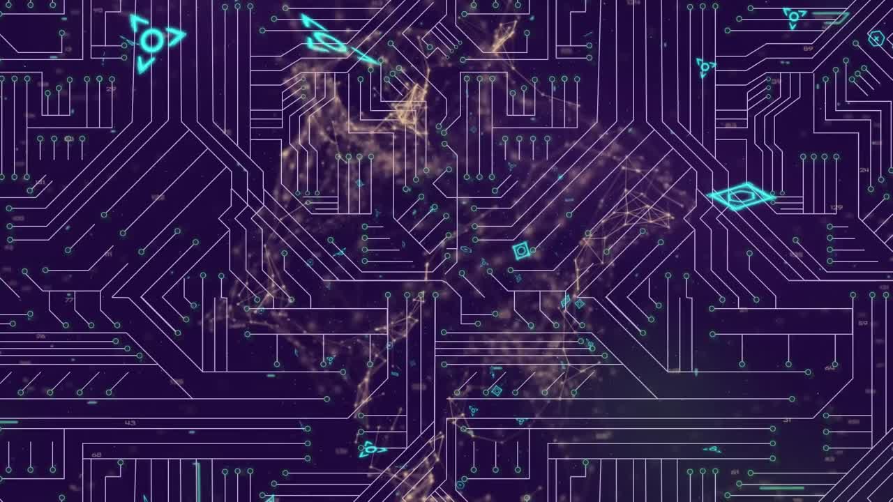 animación de la red de conexiones a través del código qr