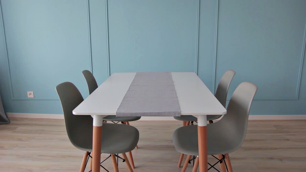 Dishes appearing on the table in the living room
