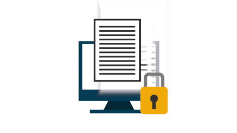 secure document on computer