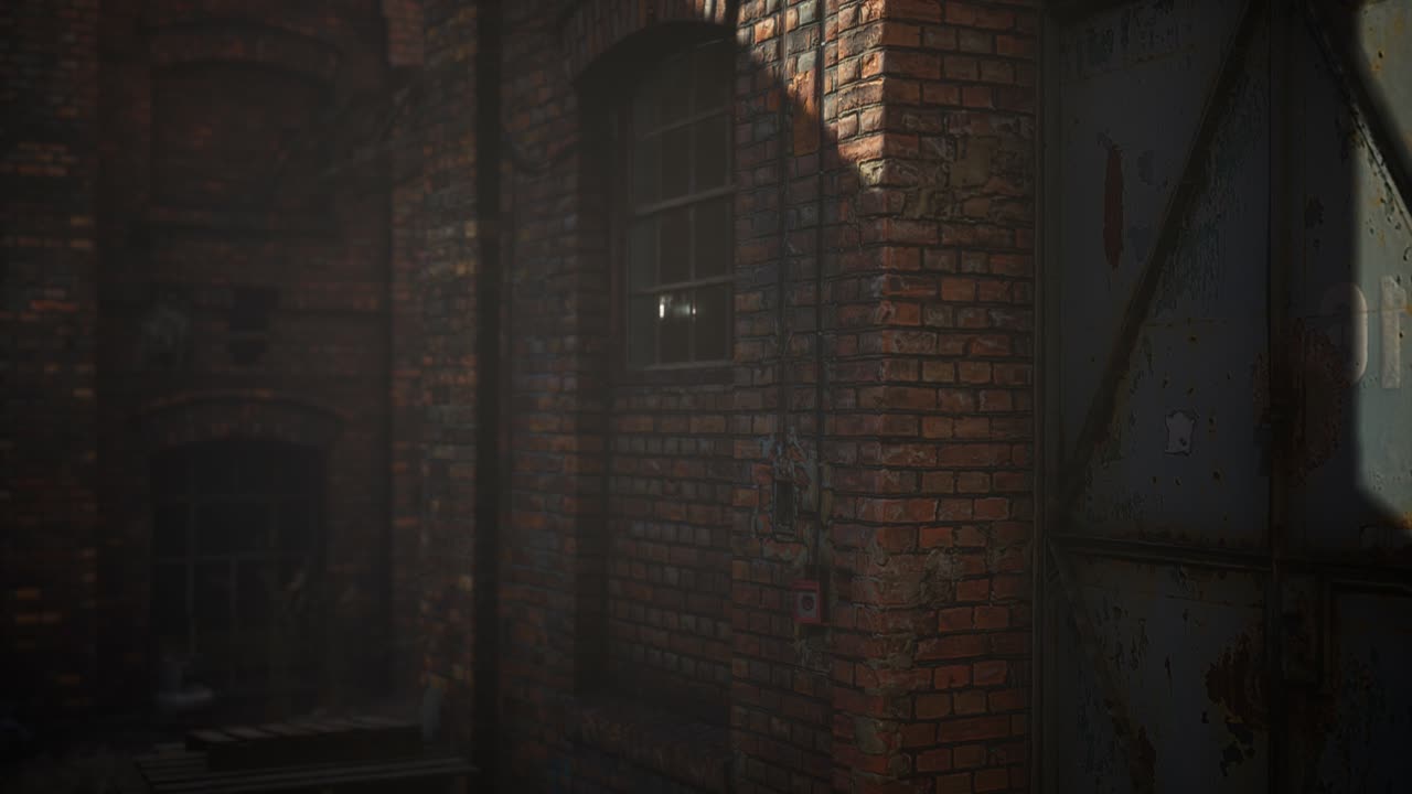 코로나바이러스 코로나19 전염병으로 인해 버려진 공장이 비어 있습니다.