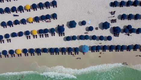 awesome aerial view of south beach in miami florida